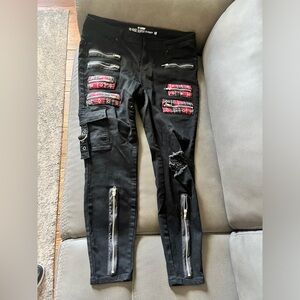 Hot Topic hi rise super skinny size 16